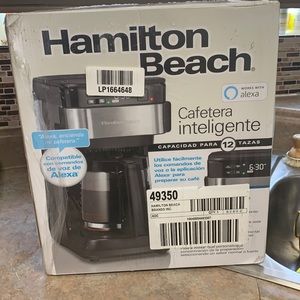 New! Hamilton Beach Alexa enabled coffee maker